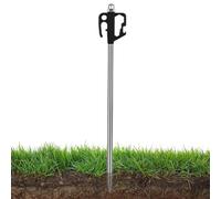 Pali per Cani per Esterno | con per Cani per Terreno | Acciaio Inossidabile Antiruggine Hardware Girevole a 360 Gradi per Campeggio Picnic Parco Viaggio Giardino Allenamento Cortile