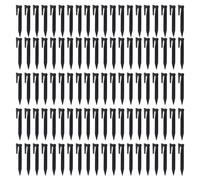 Pali per filo periferico, picchetti da prato in filo periferico, 100 piccoli picchi di paesaggio, kit di picchetti da prato, picchetti per rete da prato da giardino, punte da giardinaggio per tenda