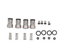 Pali per fusti con bloccaggio a sfera Gas liquido Filettatura femmina 18 mm Molla a otturatore in acciaio inossidabile per secchi per vino, e sciroppo