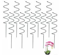 Pali per piante a spirale, 40 cm, per rampicanti, 40 cm | Supporti per piante verdi da giardino, per pomodori, rose, verdure, uso interno ed esterno, confezione da 10