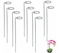 Pali per piante a spirale, 40 cm, per rampicanti, 40 cm | Supporti per piante verdi da giardino, per pomodori, rose, verdure, uso interno ed esterno, confezione da 10