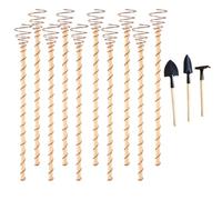 Pali per piante elettroculturali, antenna da giardinaggio in rame per elettrocoltura, pali da giardino in rame migliorano la crescita delle piante con energia naturale per la crescita di piante
