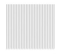 Pali per piante in acrilico trasparente, 40 cm, clip di supporto riutilizzabili per piante da interno ed esterno, supporti trasparenti per steli di fiori per pomodori e fagioli (30 pezzi)