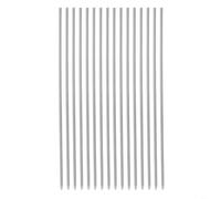 Pali per piante in acrilico trasparente, 40 cm, clip di supporto riutilizzabili per piante da interno ed esterno, supporti trasparenti per steli di fiori per pomodori e fagioli (16 pezzi)