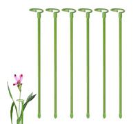 Pali per piante per fiori, 6 supporti per piante a stelo singolo, anello di supporto per gabbia, bastoncini per piante, pali per piante da giardino per fiori a stelo singolo, amarillide, peonia