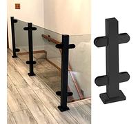 Pali per recinzioni in vetro, confezione da 10, altezza 100 cm, facili da installare, per terrazze, terrazze e sistemi di ringhiere da giardino, design resistente alle intemperie