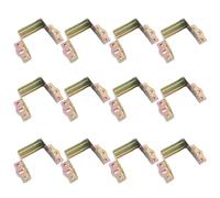 Pali per Recinzioni Staffa for telaio letto, supporto angolare a forma di U | Accessori hardware for travi 4/8/12 pezzi, fissaggio su scheda(12pcs)