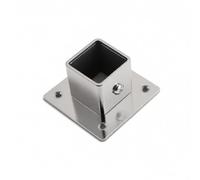 Pali per Recinzioni Stainless Steel Square Tube Connector | 25-30-35mm Outer Diameter Elbow Corner Joint Fitting Base(30 x 30 mm)