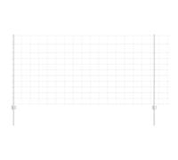 Pali per Recinzioni vidaXL 22 pezzi U-Channel 120 cm in Acciaio ZincatoRecinzione metallica resistente