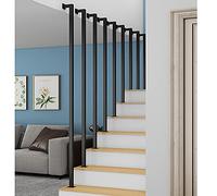 Pali per ringhiera per scale in ferro battuto, multicolore, per superfici e gradini, 45 cm, durevole, elegante palo per recinzione per la sicurezza domestica