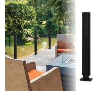 Pali per ringhiere da Esterno per ristoranti, Kit di ringhiere Resistenti alle Alte Temperature con connettori Facili da installare, Adatti per patii e Giardini (Altezza del palo Centrale 10