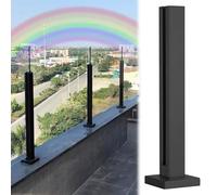 Pali per ringhiere in vetro per esterni, kit per balaustre per balcone, terrazza, piscina e terrazza - colonne di supporto