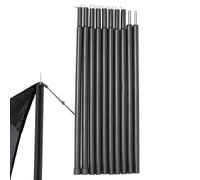 Pali per tenda telescopici - Pali per teda da sole regolabili, supporto portatile con struttura in tondino di ferro, design leggero e portatile | per parasole, vela, tettoia, tend da spiaggia, tela
