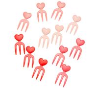Palillos de comida Kotobuki para cajas bento: corazones rosas y rojos