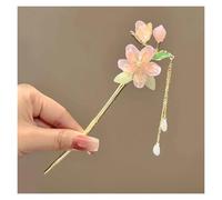Palillos Para El Pelo 2 pezzi di fermagli for capelli classici a forma di fiore, forcine fatte a mano, gioielli da donna, ornamenti for capelli(Color-12)