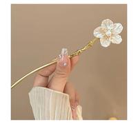 Palillos Para El Pelo 2 pezzi di fermagli for capelli classici a forma di fiore, forcine fatte a mano, gioielli da donna, ornamenti for capelli(Color-01)