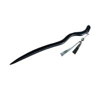 Palillos Para El Pelo 2 pezzi forcina retrò elegante e delicata finta nappa in legno for capelli, acconciatura for donna