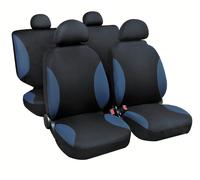 Palinuro Fodere coordinate Nero/Blu 2 anteriori 2 posteriori 4 copripoggiatesta