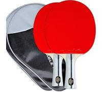 Palio Expert 3.0 - Racchette da ping pong e custodia | Racchette da ping pong ad alte prestazioni approvate ITTF per principianti | Massima rotazione e controllo (Set di 2 racchette)