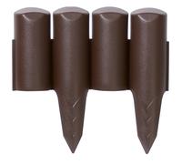 Palisade Bordo Giardino Marrone 2.5m 10 Elementi IPBO-R222