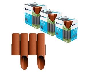 Palisata da giardino con cordolo Cellfast 6,9 m color mattone