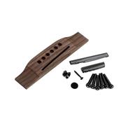 Palissandro 6 Corde Folk Chitarra Ponte Sostituzione Acustica Selle Dado Pin Per Migliorare Il Suono Acustico Set Mancino