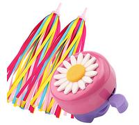 Paliston Campana da Bici per Bambini con Streamer per Bici per Ragazze e Ragazzi Rosa e Viola