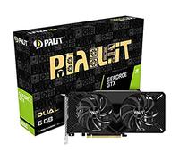 Palit GeForce GTX 1660 - Scheda grafica GDDR5, 6 GB, DisplayPort, HDMI, DVI-D, design a doppia ventola