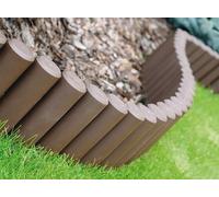 Palizzata da giardino bordo aiuola bordo prato IPAL5 2,70 metri marrone paliz...