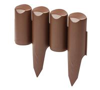 10 pz 25XH13/22 CM RECINZIONI STACCIONATA PER AIUOLE BORDURE PLASTICA 250 CM