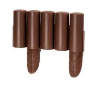 STACCIONATA BORDURA PALISADE PLUS IN RESINA FINITURA LEGNO CM25 MT2,4 8PZ