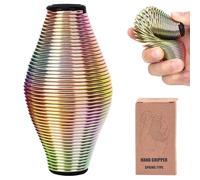 Palla a Molla In Metallo Sfera con Impugnatura a Molla Palla da Presa a Molla in Metallo per la Forza delle Dita Palla per la Forza con Presa a Molla Palla con Impugnatura a Molla in Metallo