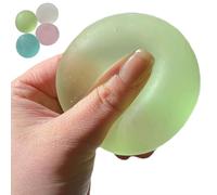 Palla antistress all'olio di cocco, palla antistress fatta a mano, da 6,1 cm, morbida e non appiccicosa, portatile e morbida, per migliorare la messa a fuoco