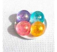 Palla antistress da 6 cm in malta, giocattolo sensoriale morbido da schiacciare, palla iridescente a rimbalzo lento per ridurre lo stress rosa,colore arancione,verde,Viola,blu,Maltosio Aurora di color