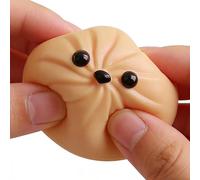 Palla antistress raviolo,Gioco Antistress da StriZZare - Gioco Sensoriale StriZZabile a Forma di Panino - per Adolescenti Adulti Studenti Viaggiatori Studio Lavoro Casa Ufficio Auto