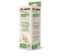 Palla asciugatrice Meliconi 621026 Lana bianco set 3 pezzi 7 cm