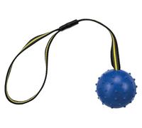 Palla con cordino, gomma naturale ø 6/35 cm arancione