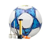 Palla da allenamento: calcio strutturato all'aperto, dimensioni regolamentari | Pallone da calcio per giovani con pompa e , una palla di ritenzione 'aria rinforzata per scuola, campionato o