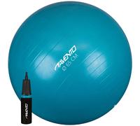 Palla per pilates Avento 65 cm + Pompa ad aria blu