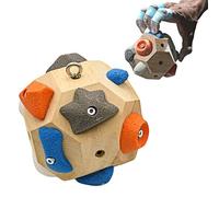 Palla da arrampicata 3D, blocco di massi fatto a mano - Sviluppa forza e precisione, gioco di arrampicata con le dita, per l'allenamento della forza di presa, palline da arrampicata in legno
