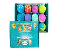 Palla da bagno con giocattoli | 12 Pezzi di Schiuma Rilassante con Giocattolo all'interno | Palla da Doccia con Fragranza,per Compleanno Famiglia Bambini Ragazze Ragazzo Vacanze Ora della Nanna