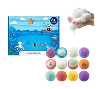 Palla Da Bagno Con Giocattoli All'interno | 12 Pezzi Divertente Gioco Interattivo Di Animali Con Giocattoli All'interno,Palla Per Bagno E Doccia,Per Bambini Figli Figlie Amici Vasca Famiglia Giardino