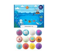 Palla da Bagno con Giocattoli all'Interno - 12 Pezzi Gioco Divertente con Animali e Colorati e Interna,Palla da Bagno per Bambini - Per Bambini Figli Amici Bagnetto Famiglia Giardino Piscina Giochi