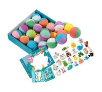 Palla da Bagno con Giocattoli All'interno - Gioco Colorato con Bolle e Dentro - Gioco da Bagno per Bambini,per Piscina Giardino Casa Divertimento in Acqua Famiglia Amici Bambini