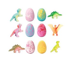 Palla Da Bagno: Detergente per il Corpo Morbido E Rilassante 6 Pezzi Con Giocattolo Dinosauro, Set Regalo Bagno Bolle Forme Divertenti Dinosauri Che Rivelano Bambole Nascoste, Bu Ball