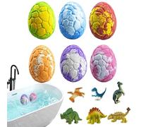 Palla da bagno per bambini | 6 pezzi di gioco divertente e colorato a tema dinosauro con giocattoli all'interno - Gioco da Bagno per Bambini - Per Maschi Femmine Vasca in Famiglia Giardino Piscina Gio