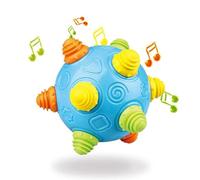 Palla Da Ballo Sensoriale - Sfera Interattiva Con Vibrazione Musicale, Giocattolo Con Texture Irregolare, Capacità Motorie | Asilo Ñido A Casa Scuola Materna Pařco Gattonare Ragazzi Ragazze Attiv