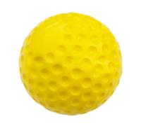 Palla da baseball con fossette da 22,9 o 30,5 cm, per macchine da lancio, pratica di battuta, allenamento, materiale PU per un migliore tracciamento della palla (22,9 cm, giallo)