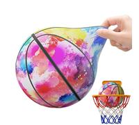 Palla da basket senza suono, palla da allenamento, in schiuma ad alta densità, a basso rumore, con pori, attrezzatura robusta e leggera, ideale per dribbling indoor