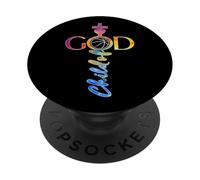Palla da basketball di Gesù RELIGIOSA CHILD OF GOD PopSockets PopGrip Adesivo